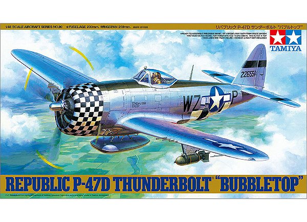 Republic P-47D Thunderbolt "Bubbletop" - 1/48 - Tamiya 61090