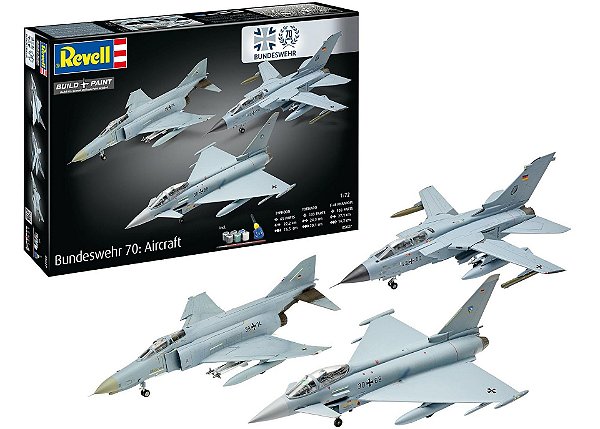 Gift Set 70 Years Bundeswehr: Aircraft - 1/72 - Revell 05627