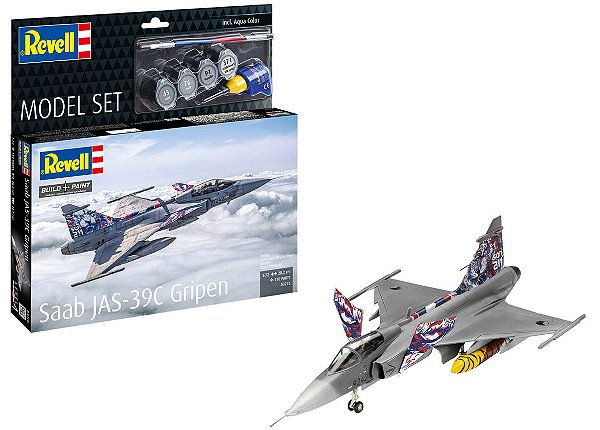 Model Set Saab JAS-39C Gripen - 1/72 - Revell 63776