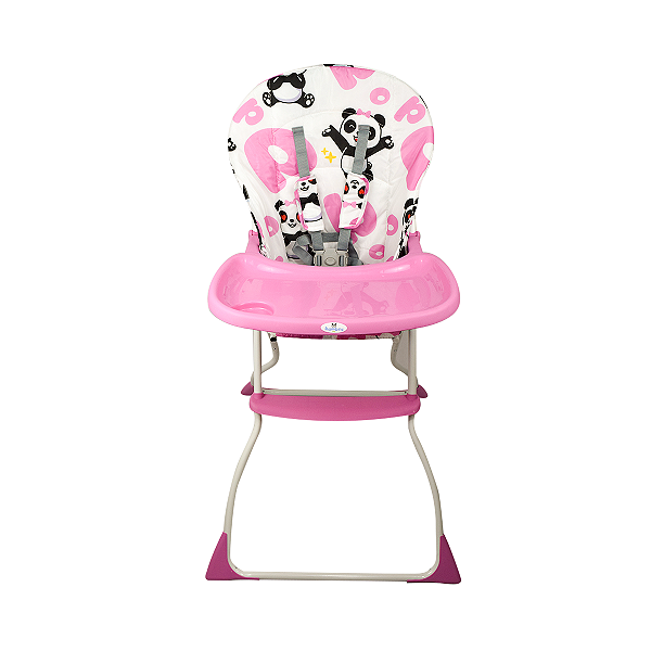Cadeira de Alimentação / Refeição portátil de Bebê | Alta com Cadeirão - Cor: Rosa