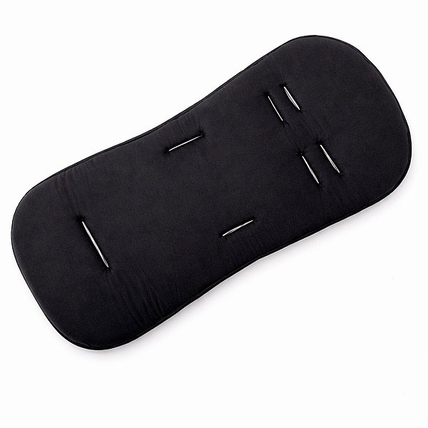 Colchonete Colchão Almofada Carrinho De Bebê e Bebê Conforto - Preto
