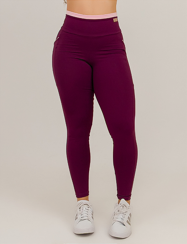 Legging com Bolso ⁠Uva