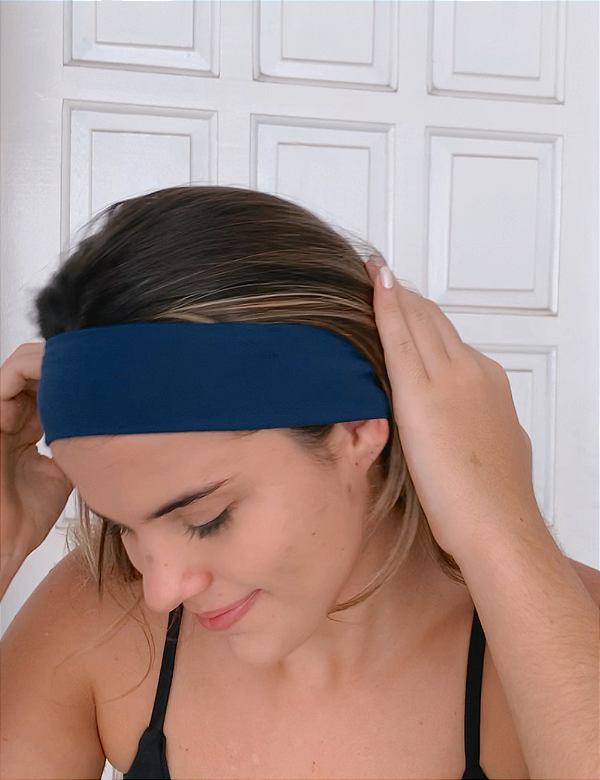 Faixa de cabelo Mar - (5 cm)