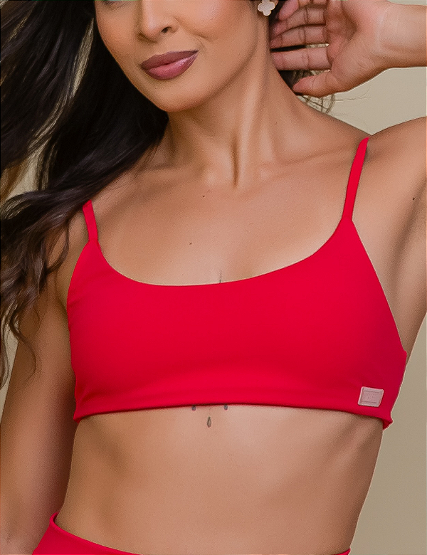 Top Maybe Vinho Rosé com Regulador de Alça