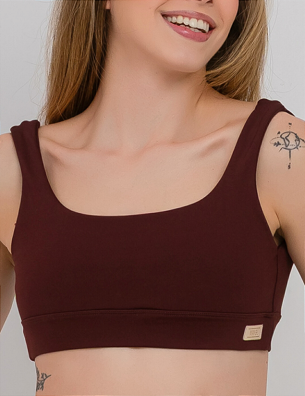 Top Moderninho Chocolate