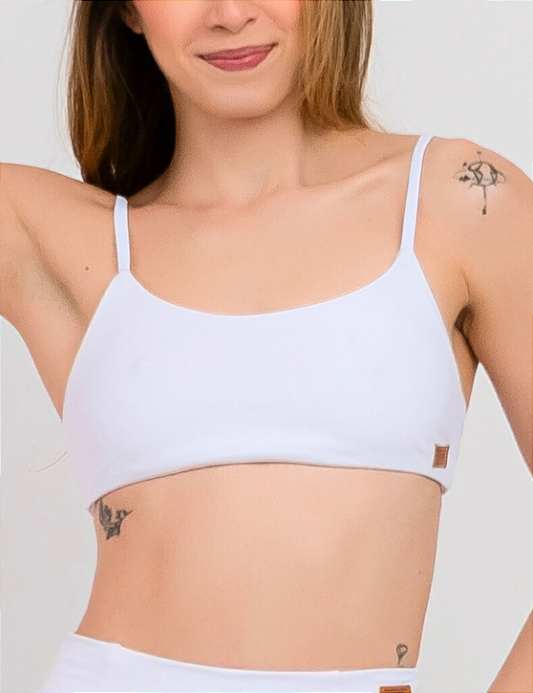 Top Maybe Espumas do Mar com regulador de alça