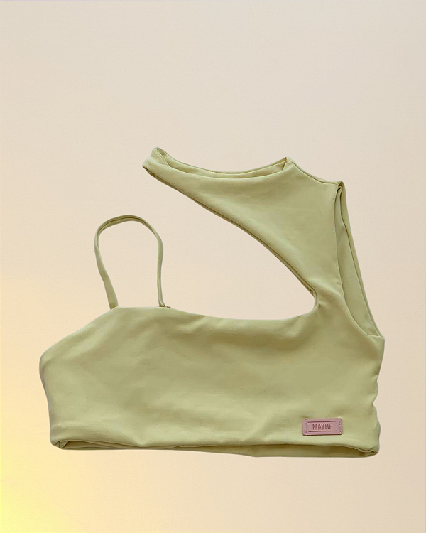 ✨🧵 SIM! IMPERFEITA - Top Glamour 🧵✨ Amarelo Manteiga