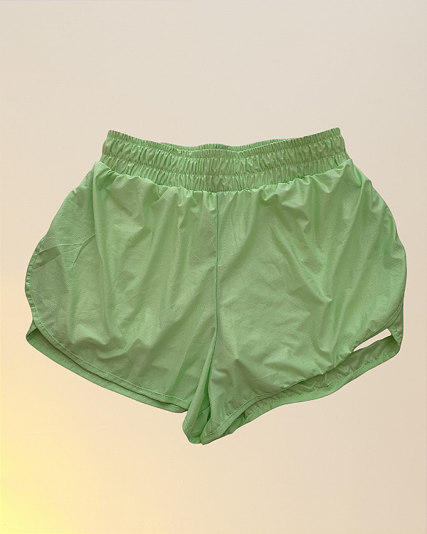✨🧵 SIM! IMPERFEITA - Shortinho Suave 🧵✨ Verde claro