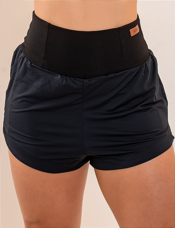 Shortinho Minimalista Brisa (Preto)