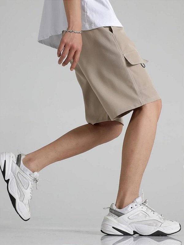 Shorts Masculino Bolso Carta ocasional