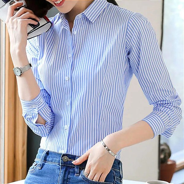 Camisa Listrada Trajeto