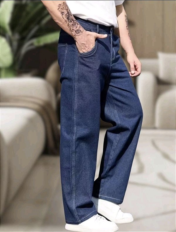 Calça Jeans Balão Masculina Dazzling estilo Skate