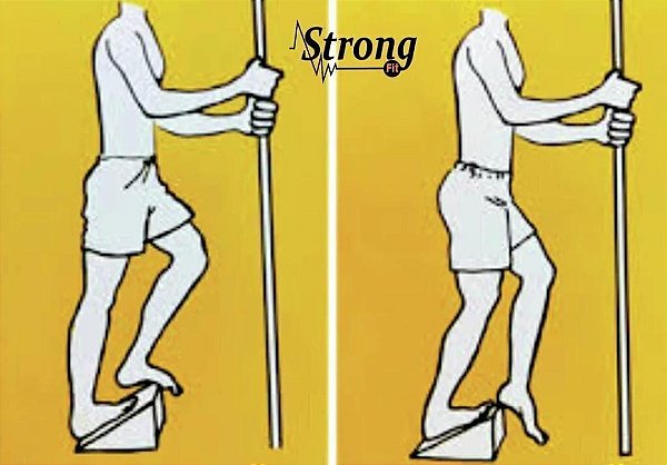 RAMPA PARA ALONGAMENTO DE PANTURRILHA DE MADEIRA -STRONG
