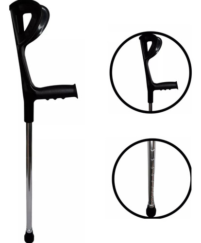 MULETA CANADENSE FIXA PRETA -TAKE CARE- PROCORPUS