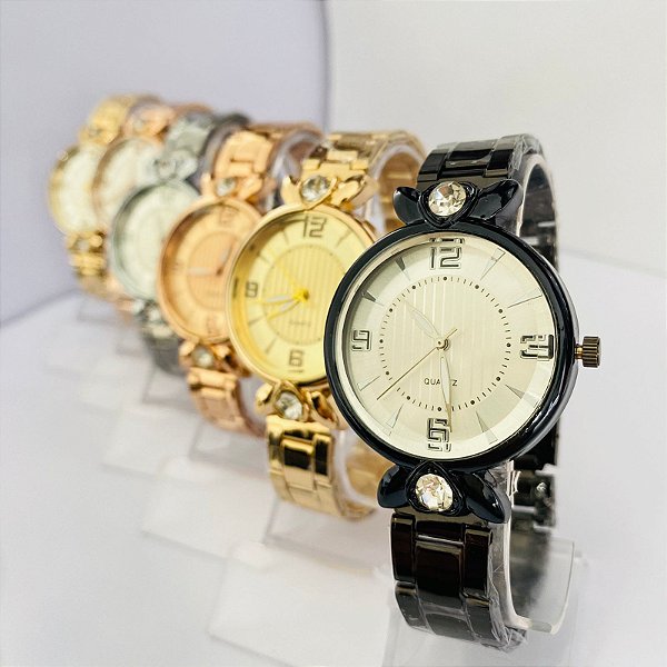 Relógio - kit Relógio+Pulseira+Brincos na Caixinha - FC0122