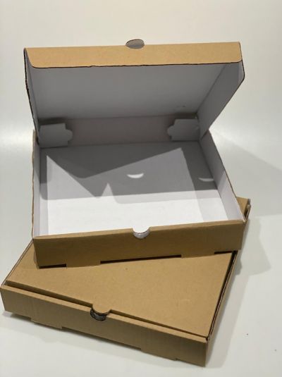 Caixa Papelão Quadrada (30 x 30 x 5 cm ) para salgados, doces, pizza - 25 unidades