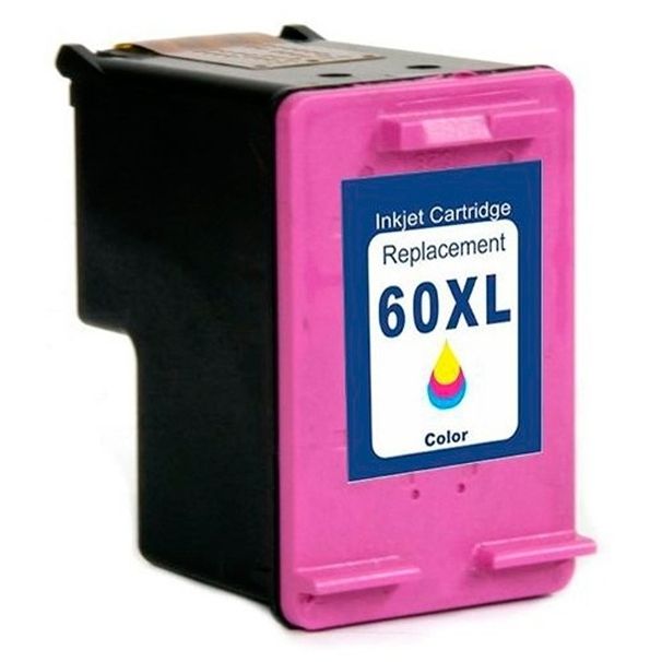 Cartucho de Tinta Compatível HP60XL Colorido CC644WL (12,5ml)