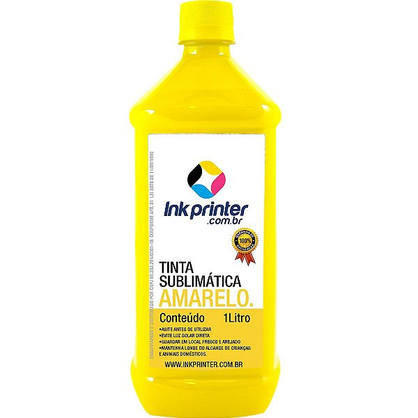 Tinta Sublimática InkPrinter Amarela para Sublimação (1 litro)