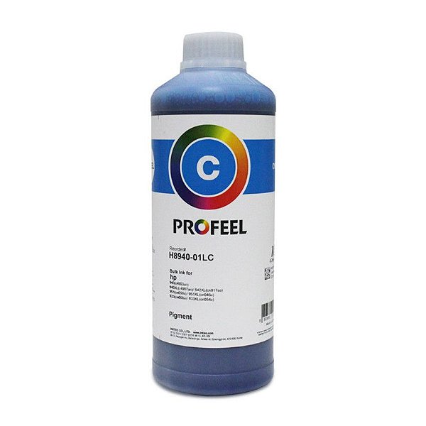 Tinta Pigmentada InkTec Ciano para Impressora HP Série 8000 (1 litro)