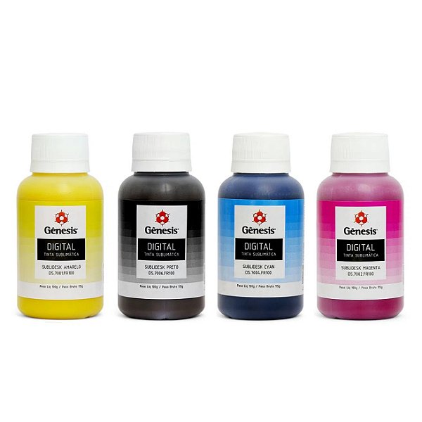 Tinta Sublimática Gênesis (4x100ml)