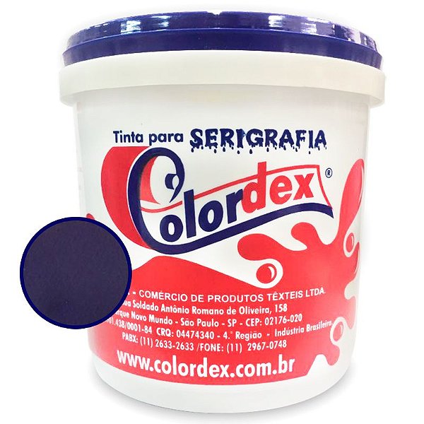 Tinta para Serigrafia Colordex Hidroflex Azul Marinho (900ml)