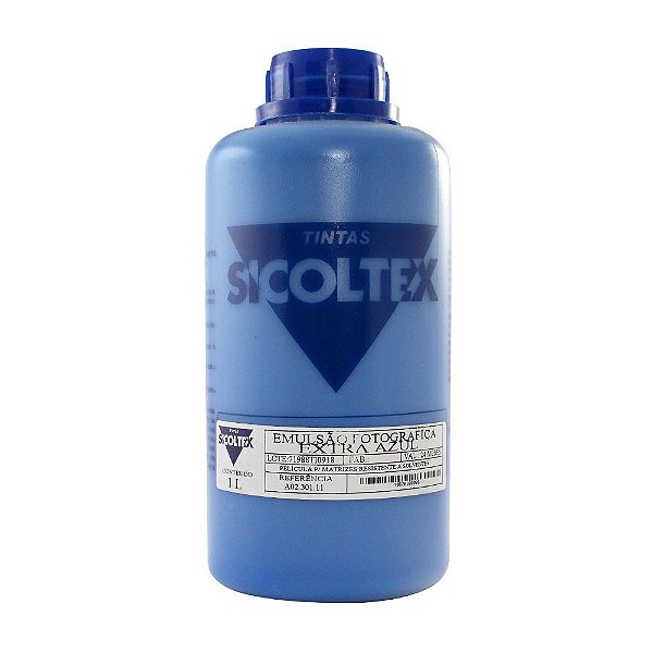 Emulsão Foto Estampa Sicoltex Resistente a Solvente - Azul 1 litro