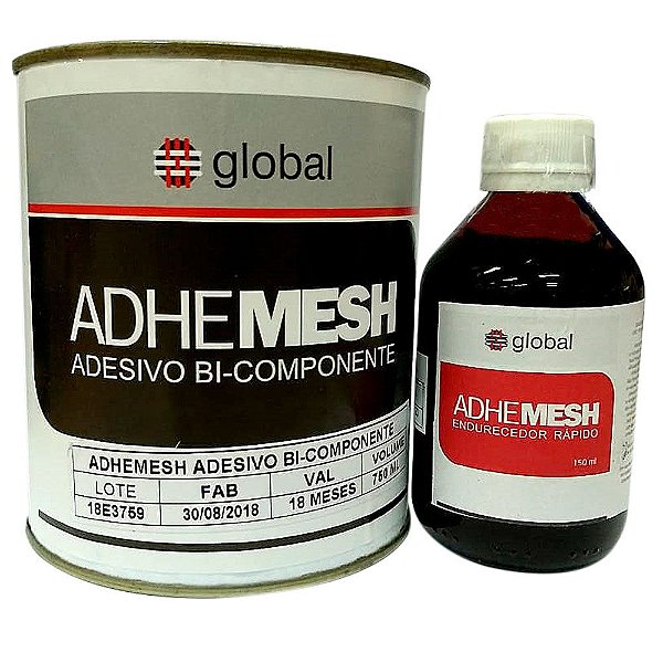 Cola Bicomponente de Serigrafia para Quadros de Madeira e Alumínio Adhe Mesh - Global