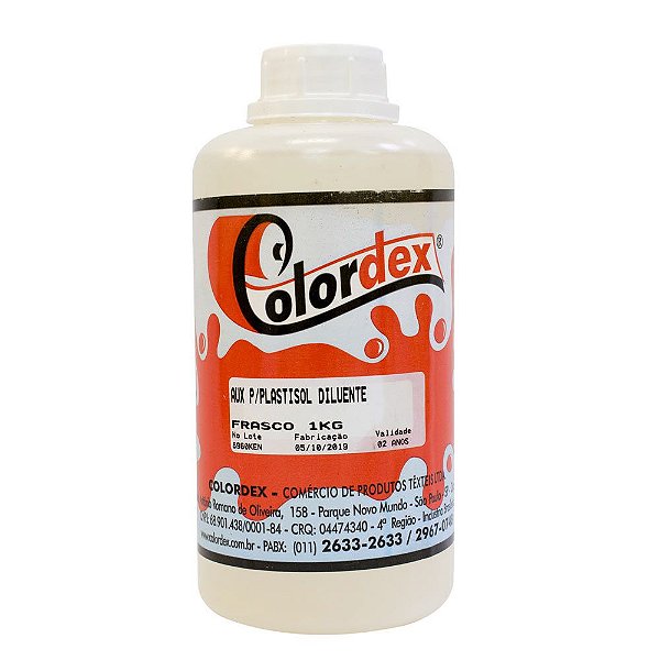 Diluente para Plastisol Colordex 900ml