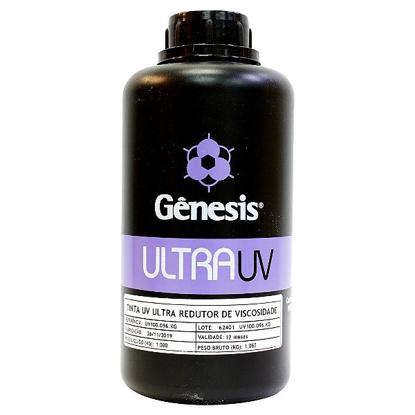 Redutor de Viscosidade para Tinta de Serigrafia UV Ultra Gênesis (900ml)