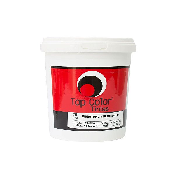 Tinta para Serigrafia Top Color Hidrotop Cintilante Ouro (1kg)