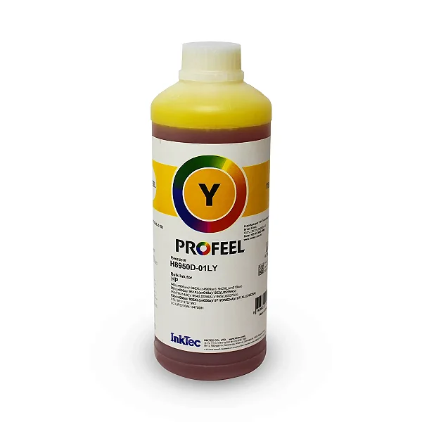 Tinta Corante InkTec Amarela para Impressora HP ProX