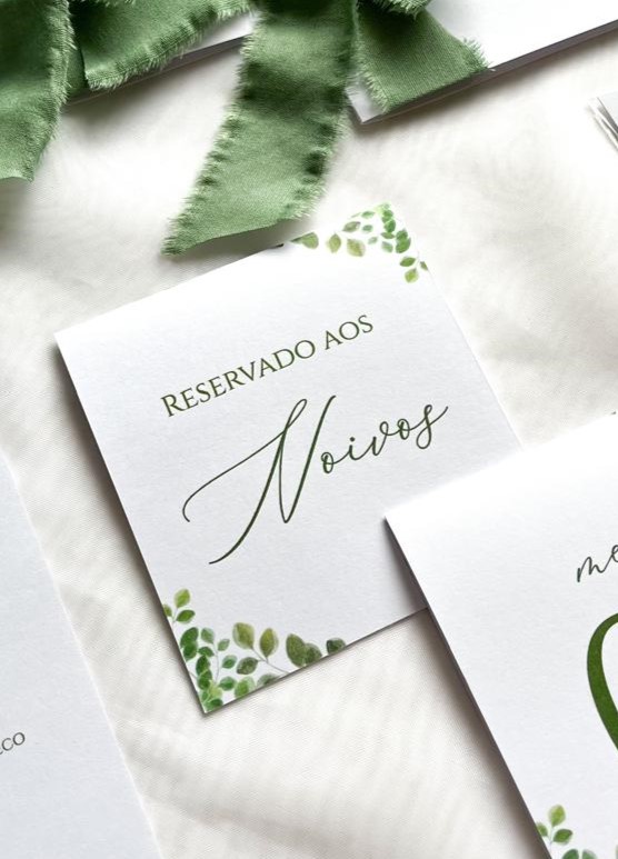 Placa Reservado aos Noivos/Profissionais