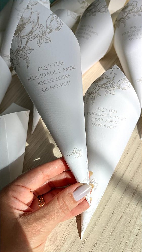 Cone para Pétalas Texturizado