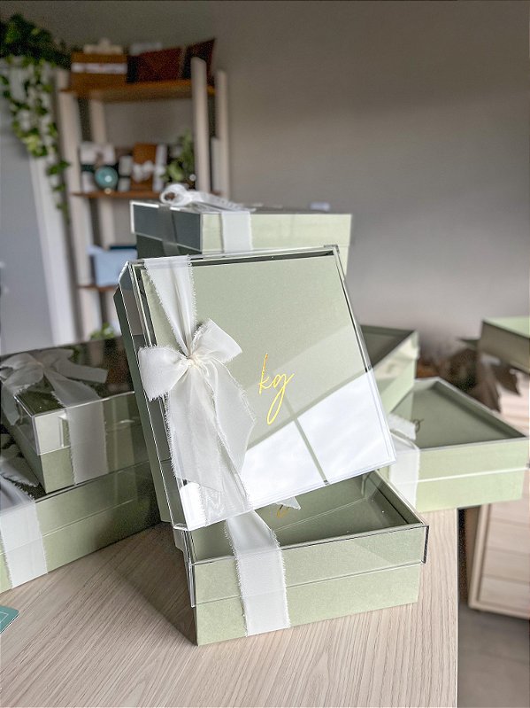 Caixa K&G Tampa em Acrílico