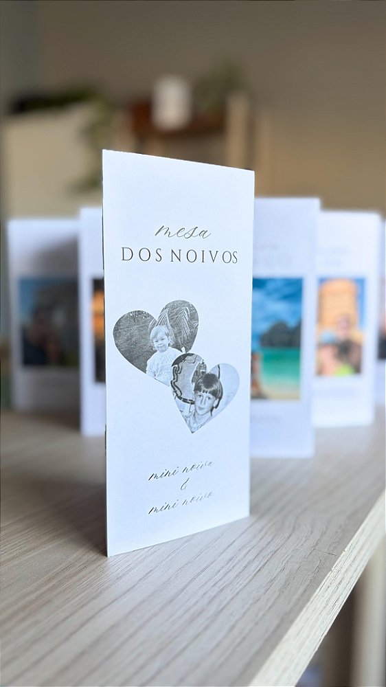 Menu Triplo Personalizado com Fotos/Países/Frases