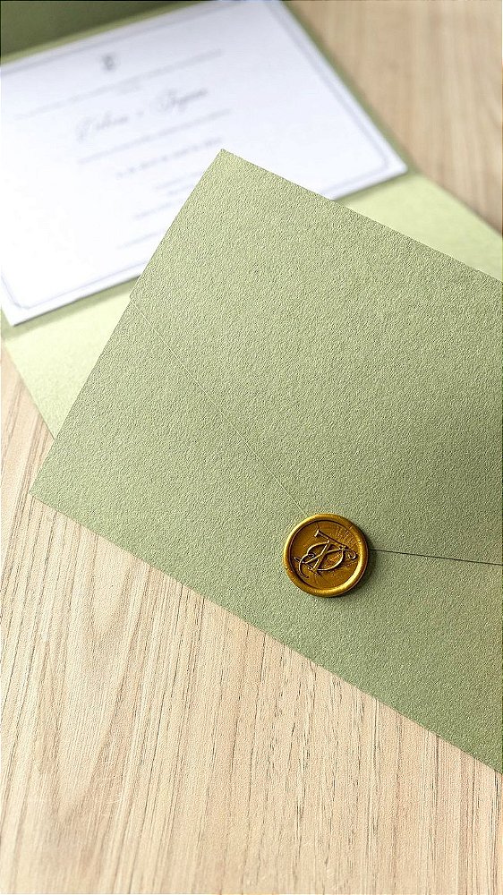 Convite Envelopado com Capa D&T