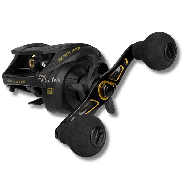 Carretilha Kawana Black Pira BG 11 Rolamentos Drag 18kg - Preta