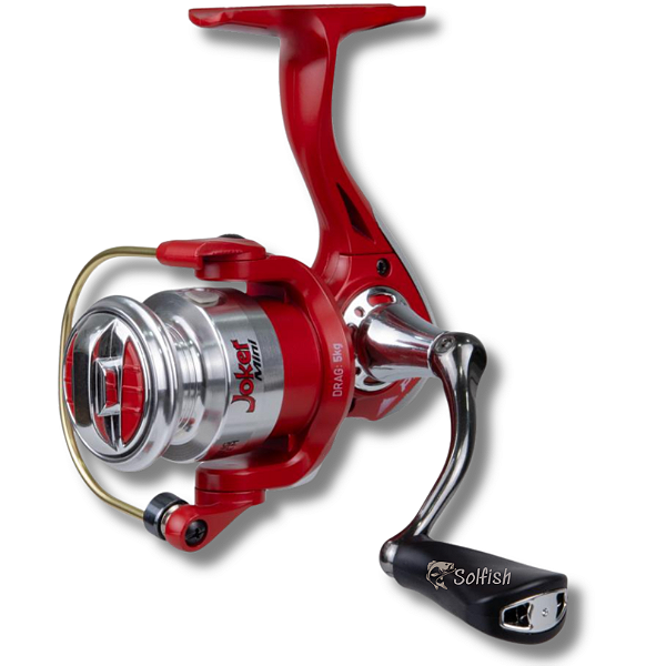 Molinete Maruri Joker Mini Vermelho 4 Rolamentos