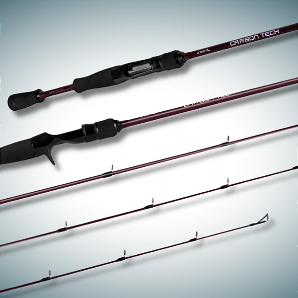 Vara Saint Carbon Tech 1,73m 17lbs - Para Carretilha