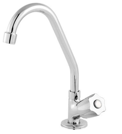 Torneira Cozinha Mesa/Bancada Metal Bica Móvel 1168 C50 1/4 Volta