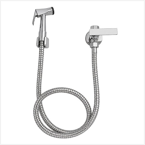 Ducha Higiênica com Registro Duas Saídas Cromada 1/2"