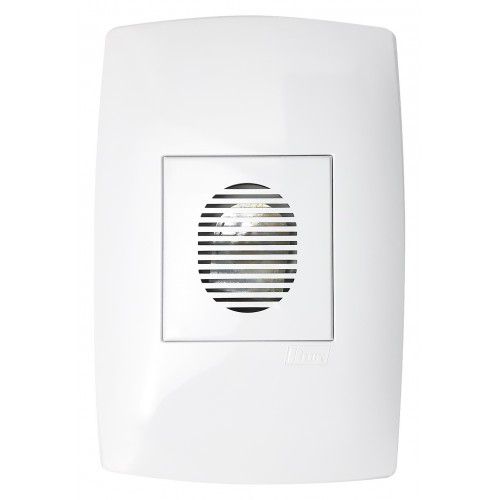 CJ CAMPAINHA CIGARRA BIVOLT 4X2- BLUX HOME BRANCO