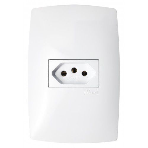 CJ TOMADA 20A HORIZONTAL 4X2 - BLUX HOME BRANCO