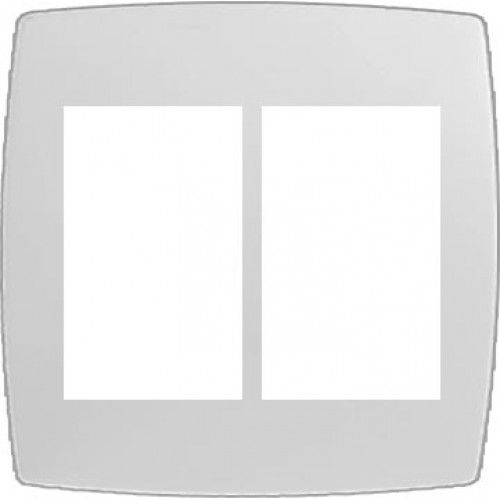 PLACA P/ 6 MÓD. COM SUPORTE 4X4 - BLUX HOME BRANCO