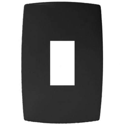 PLACA P/ 1 MÓD. VERTICAL COM SUPORTE 4X2 - BLUX HOME GRAFITE