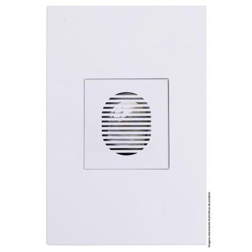 CJ CAMPAINHA CIGARRA (SOM)  4X2 - RECTA BRANCO GLOSS