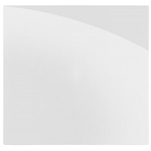 PLACA CEGA  COM SUPORTE 4X4  - RECTA BRANCO GLOSS