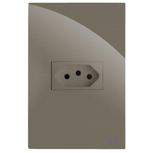 CJ TOMADA 20A HORIZONTAL 4X2 - RECTA FENDI GLOSS