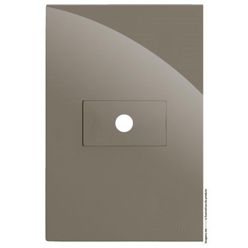 CJ PLACA FURO HORIZONTAL 4X2 - RECTA FENDI GLOSS
