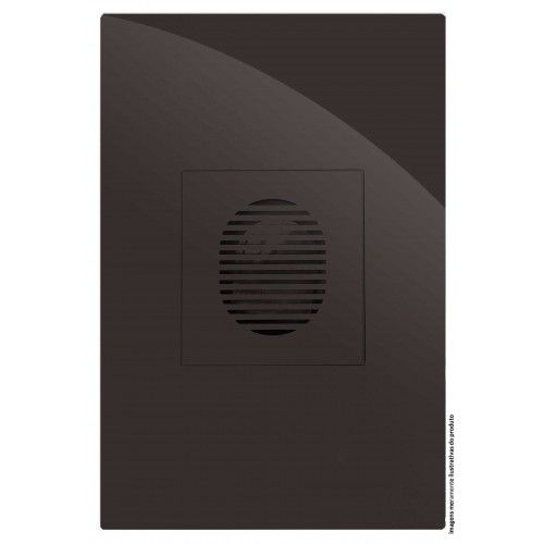 CJ CAMPAINHA CIGARRA (SOM) 4X2 -  RECTA CHOCOLATE GLOSS